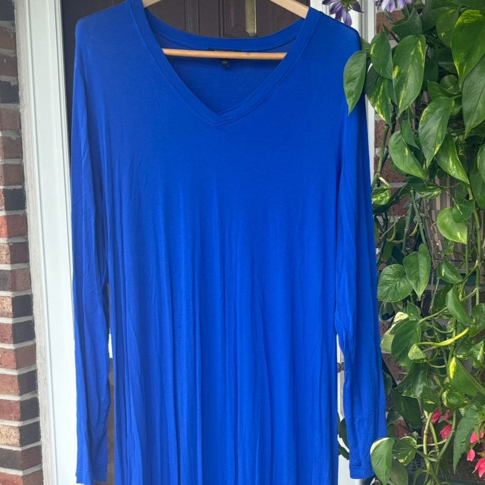 Spense Woman Blue Maxi Dress